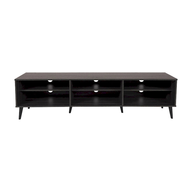 Cole TV Bench with Open Shelves, TVs up to 85 - N/A