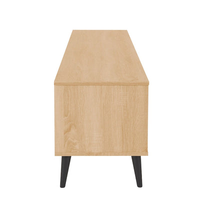 Cole TV Bench with Open Shelves, TVs up to 85 - N/A