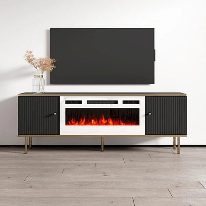 Camelia WH-EF Electric Fireplace 63 TV Stand