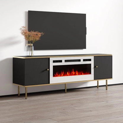 Camelia WH-EF Electric Fireplace 63 TV Stand