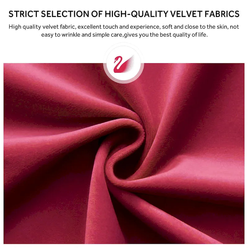 Upholstered Tufted Velvet Dining Chair with Solid Wood Legs Set of 6