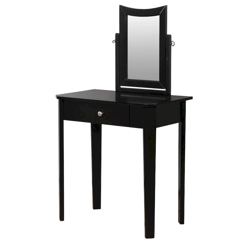 Quol Contemporary Solid Wood 1-Drawer 3-Piece Makeup Vanity Set by Furniture of America