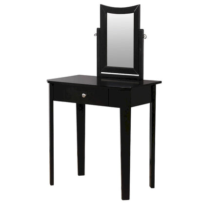 Quol Contemporary Solid Wood 1-Drawer 3-Piece Makeup Vanity Set by Furniture of America