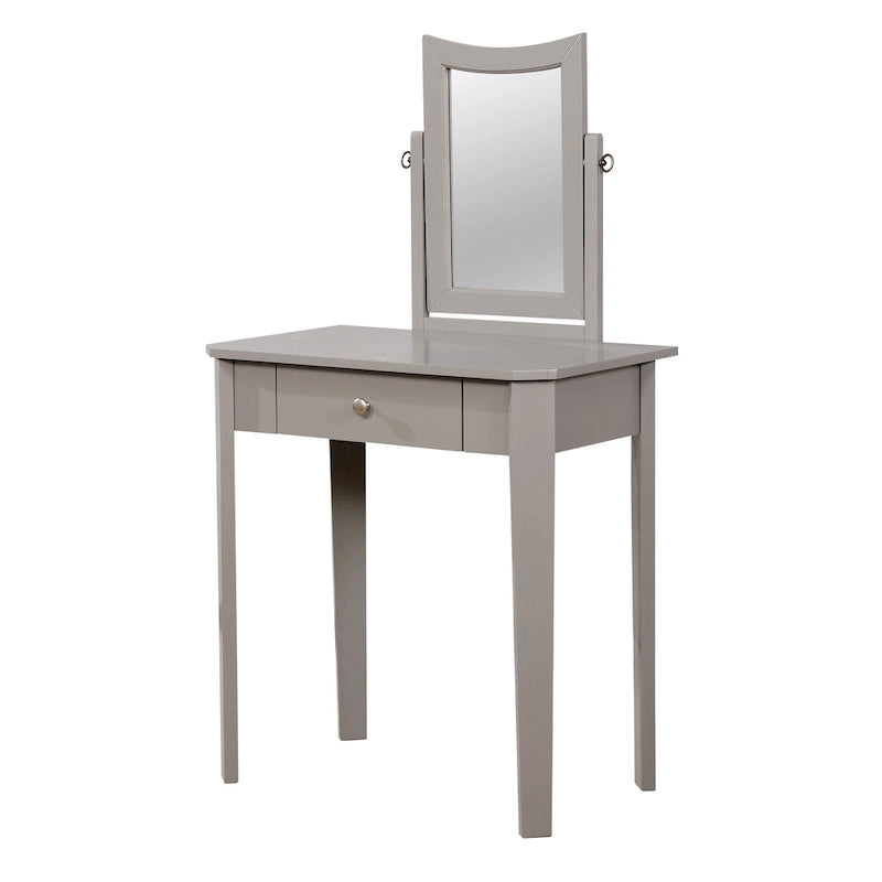 Quol Contemporary Solid Wood 1-Drawer 3-Piece Makeup Vanity Set by Furniture of America