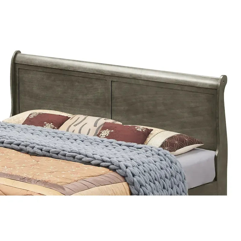 Louis Philippe Queen Panel Bed