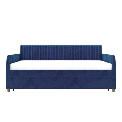 Mr. Kate Daphne Upholstered Twin Daybed with Roll Out Trundle