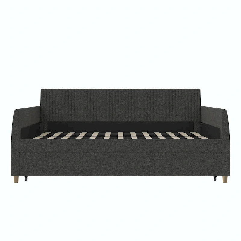 Mr. Kate Daphne Upholstered Twin Daybed with Roll Out Trundle