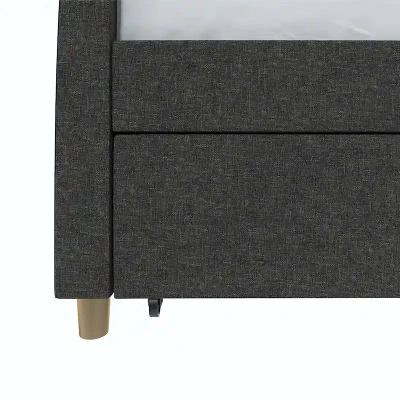 Mr. Kate Daphne Upholstered Twin Daybed with Roll Out Trundle