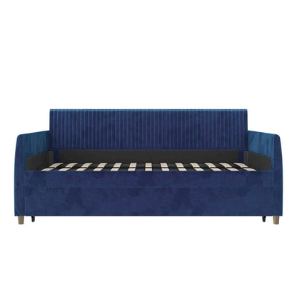 Mr. Kate Daphne Upholstered Twin Daybed with Roll Out Trundle