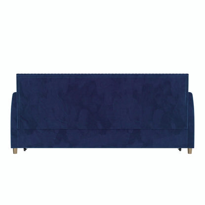 Mr. Kate Daphne Upholstered Twin Daybed with Roll Out Trundle