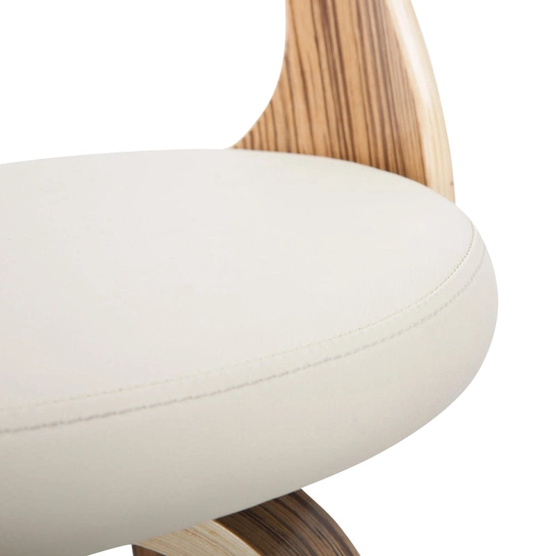 Carson Carrington Alingsas 30 Fixed-Height Bar Stool with Bent Wood Legs & Round Footrest (Set of 2)