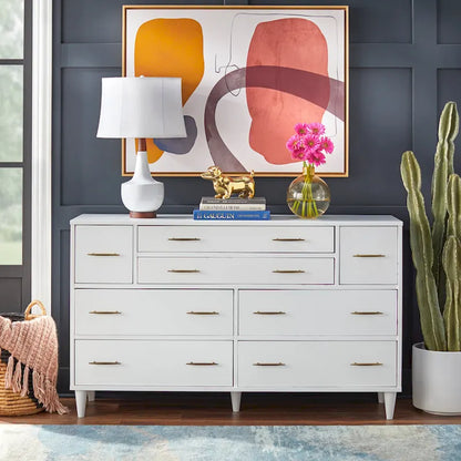 Lifestorey Ana 8-Drawer Mid-Century Modern Dresser