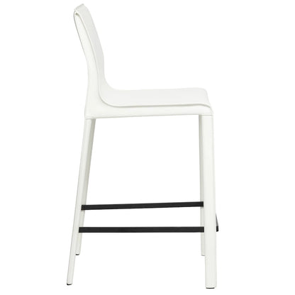 STAN Modern Leather Counter Stool