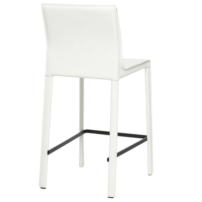 STAN Modern Leather Counter Stool