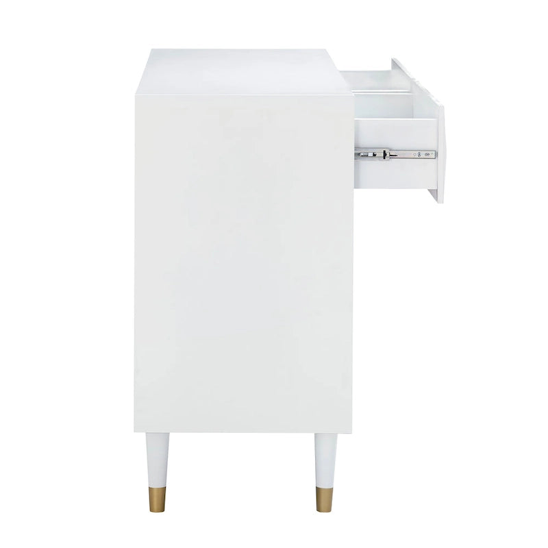 Bea Geometric Textured Glam 6-drawer Dresser