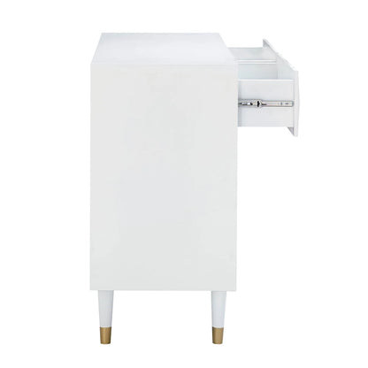 Bea Geometric Textured Glam 6-drawer Dresser