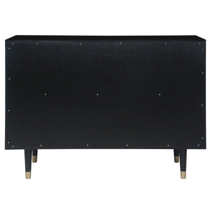 Bea Geometric Textured Glam 6-drawer Dresser