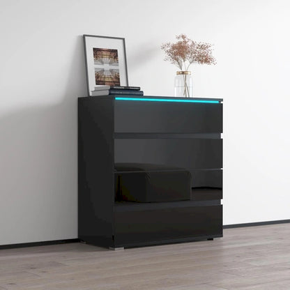 Strick & Bolton Cyrena Glossy Modern Dresser