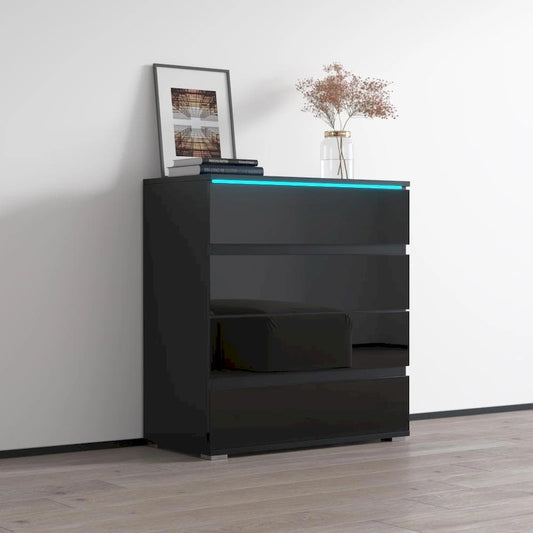 Strick & Bolton Cyrena Glossy Modern Dresser