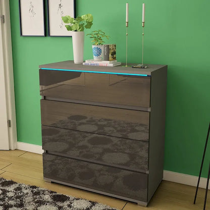 Strick & Bolton Cyrena Glossy Modern Dresser