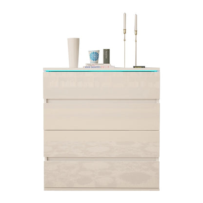 Strick & Bolton Cyrena Glossy Modern Dresser