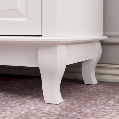 9-Drawer Dresser with Solid Wood Legs Chest Of Drawers Lacquer Console