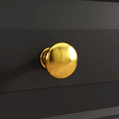 9-Drawer Dresser with Solid Wood Legs Chest Of Drawers Lacquer Console