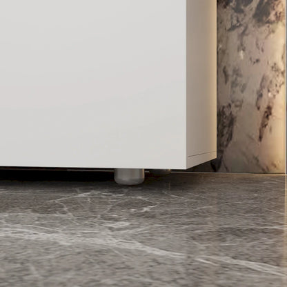 Premium 59-inch 6 Drawers White Floor Double Dresser by Kerrogee