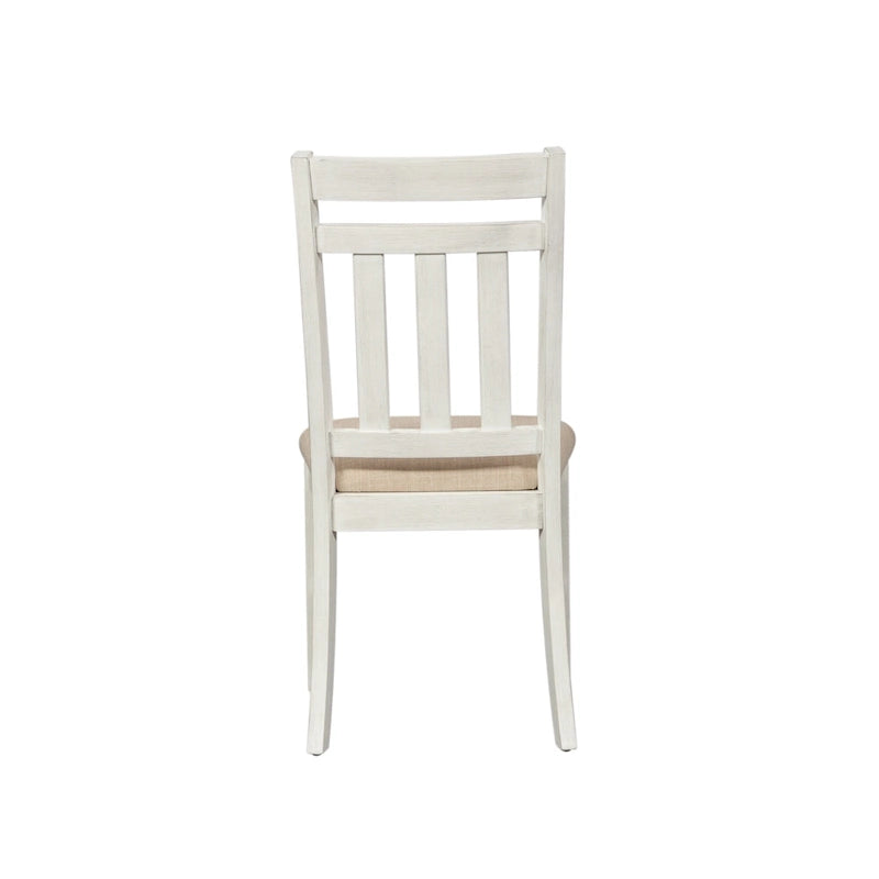 Summerville Soft White Wash Wire Brushed Gray 5 Piece Rectangular Table Set