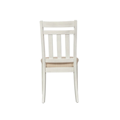 Summerville Soft White Wash Wire Brushed Gray 5 Piece Rectangular Table Set