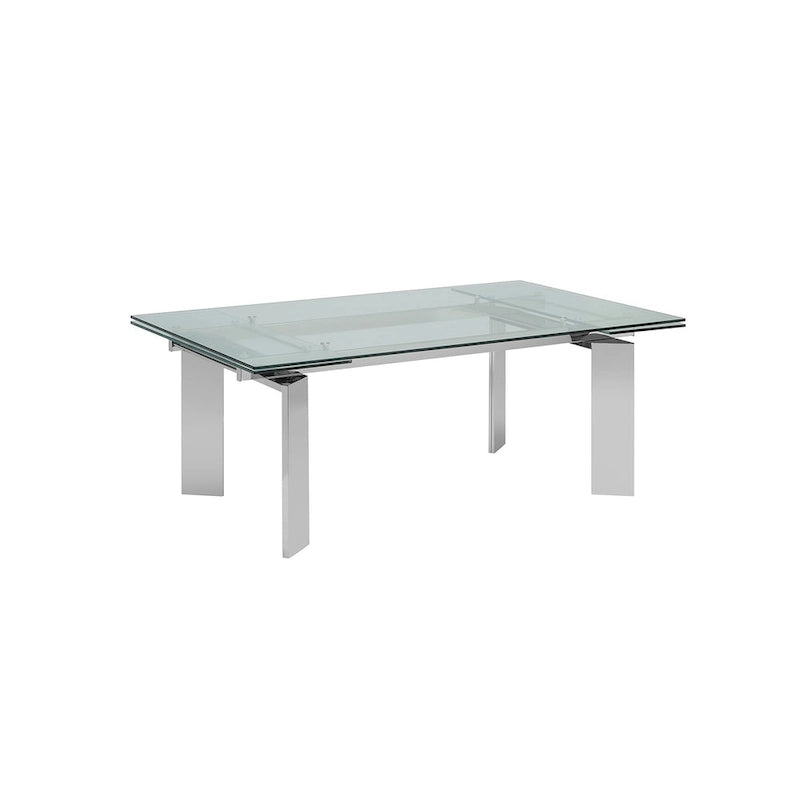 Casabianca Home Euphoria Collection Glass Dining Table