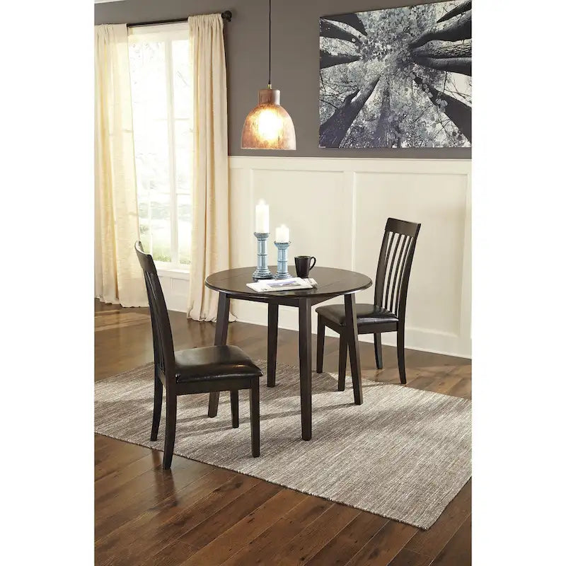 Signature Design by Ashley Hammis Dark Brown 3-Piece Dining Package