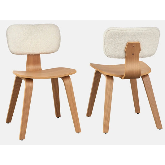 Lifestorey Sigrid Mid-Century Modern Dining Chairs (Set of 2)