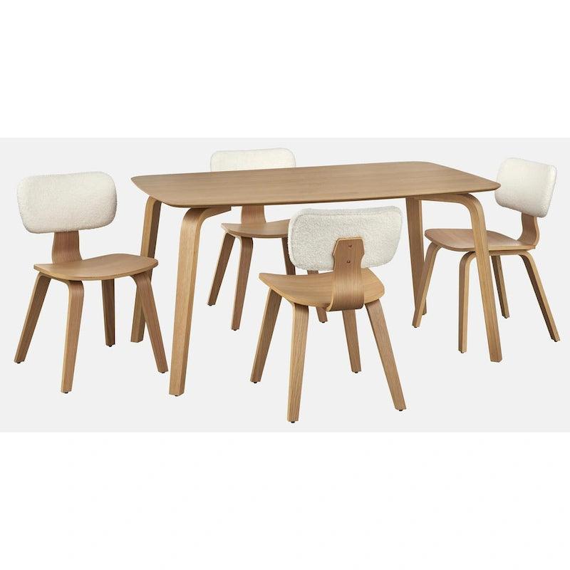 Lifestorey Sigrid Mid-Century Modern Dining Chairs (Set of 2)