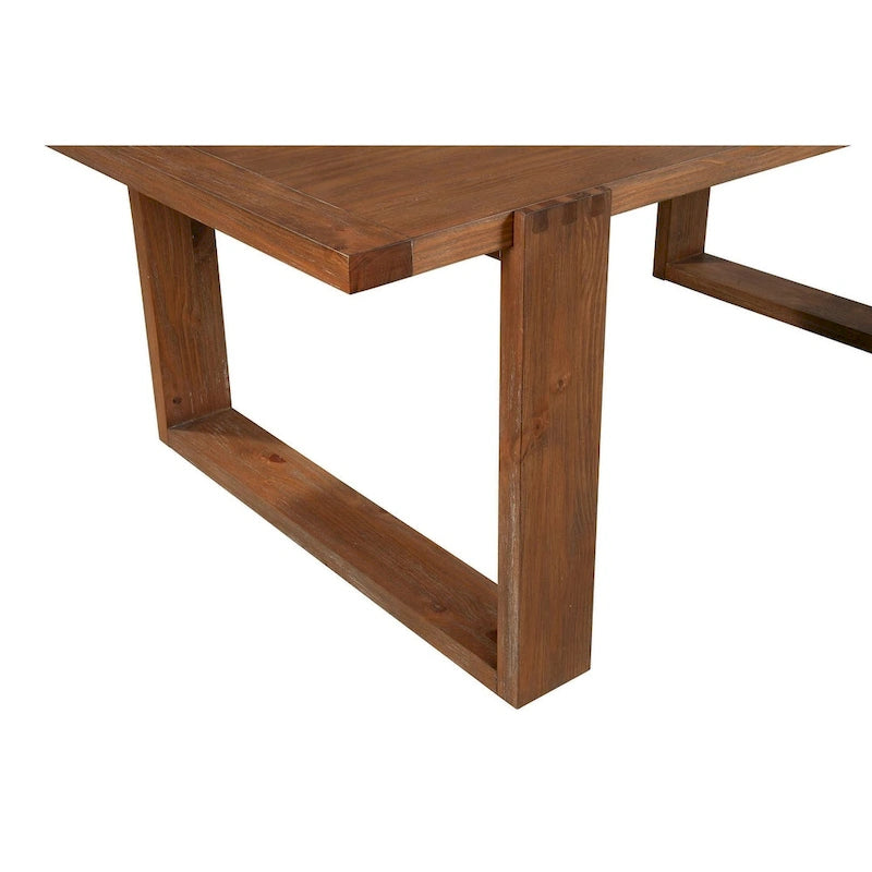 Alpine Furniture Ayala Wood Dining Table in Antique Cappuccino