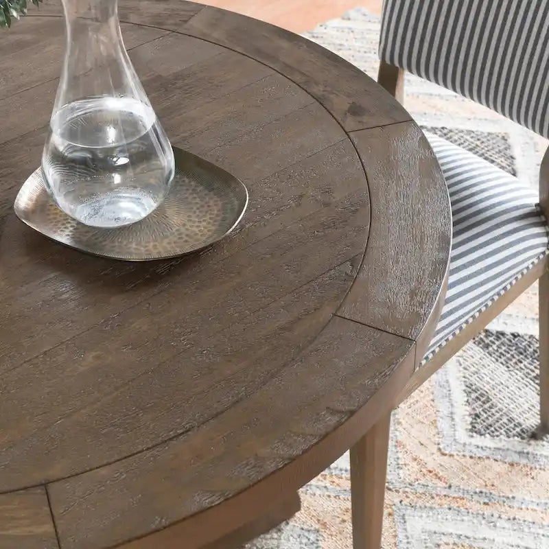 Kasey 42 Dining Table in Weathered Brown by Kosas Home