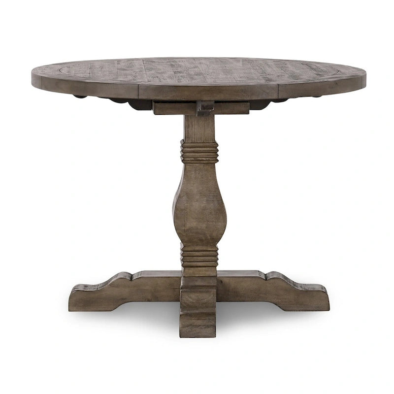 Kasey 42 Dining Table in Weathered Brown by Kosas Home