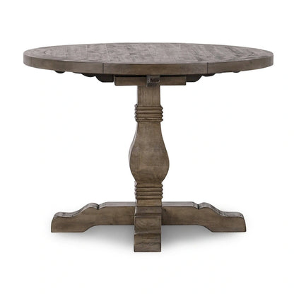 Kasey 42 Dining Table in Weathered Brown by Kosas Home