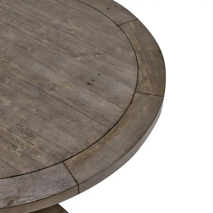Kasey 42 Dining Table in Weathered Brown by Kosas Home