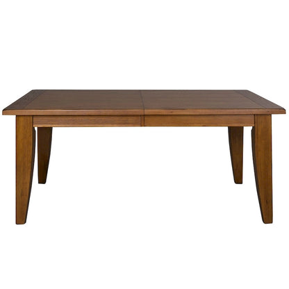 Treasures Rustic Oak 5-piece Bow Back 44x108 Rectangular Dinette Set