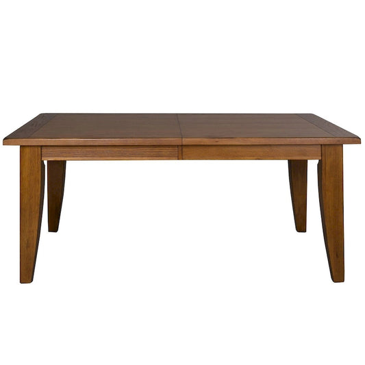 Treasures Rustic Oak 5-piece Bow Back 44x108 Rectangular Dinette Set