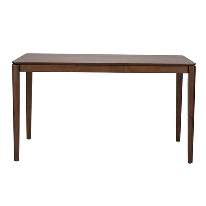 Space Savers Satin Walnut Rectangular Leg Table