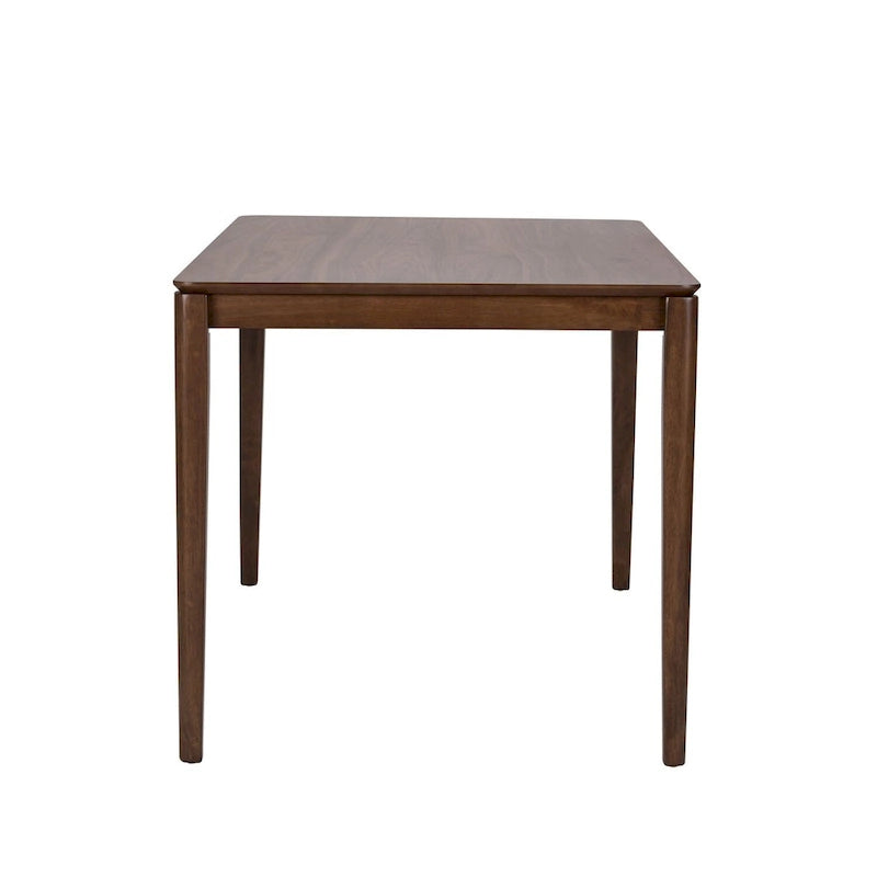 Space Savers Satin Walnut Rectangular Leg Table