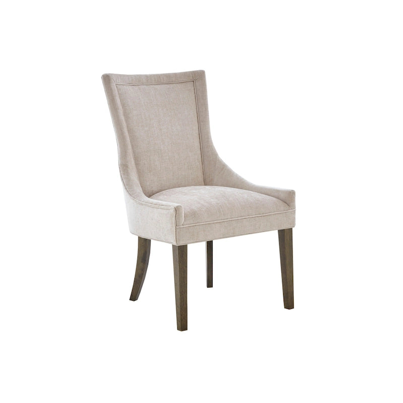 Madison Park Signature Ultra Upholstered Dining Side Chairs With Wood Legs (Set of 2)