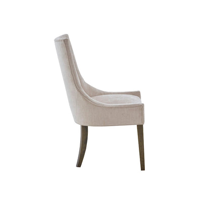 Madison Park Signature Ultra Upholstered Dining Side Chairs With Wood Legs (Set of 2)