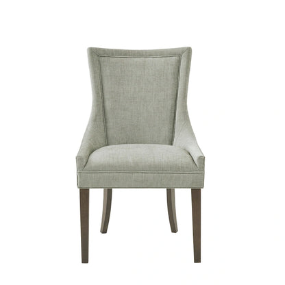 Madison Park Signature Ultra Upholstered Dining Side Chairs With Wood Legs (Set of 2)