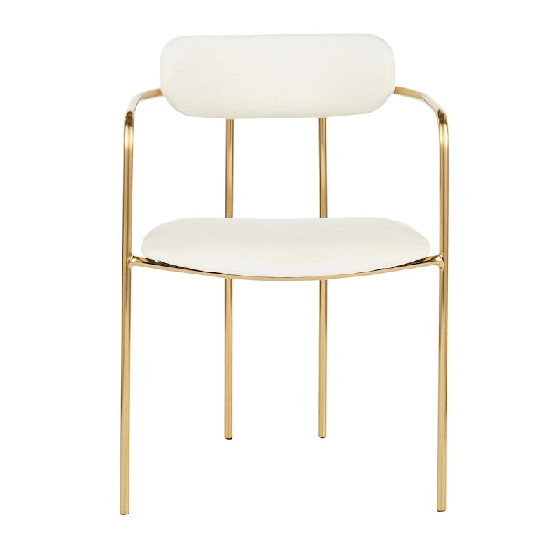 Silver Orchid Gregor Glam Velvet Chair (Set of 2)