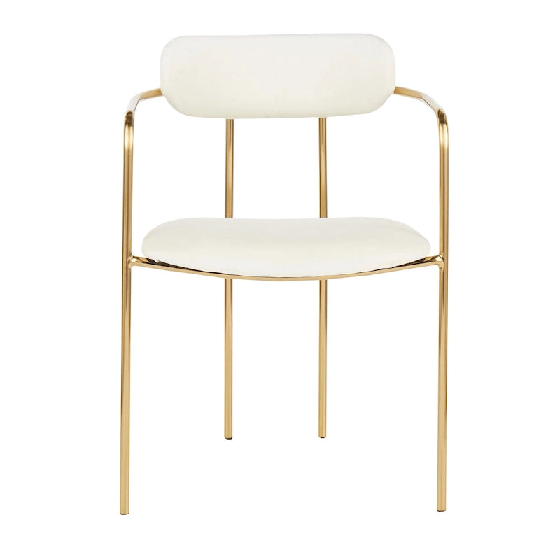 Silver Orchid Gregor Glam Velvet Chair (Set of 2)