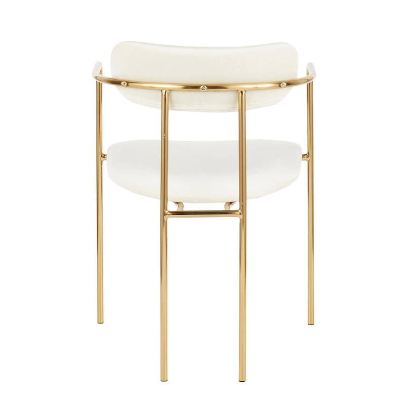 Silver Orchid Gregor Glam Velvet Chair (Set of 2)