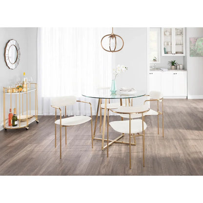 Silver Orchid Gregor Glam Velvet Chair (Set of 2)